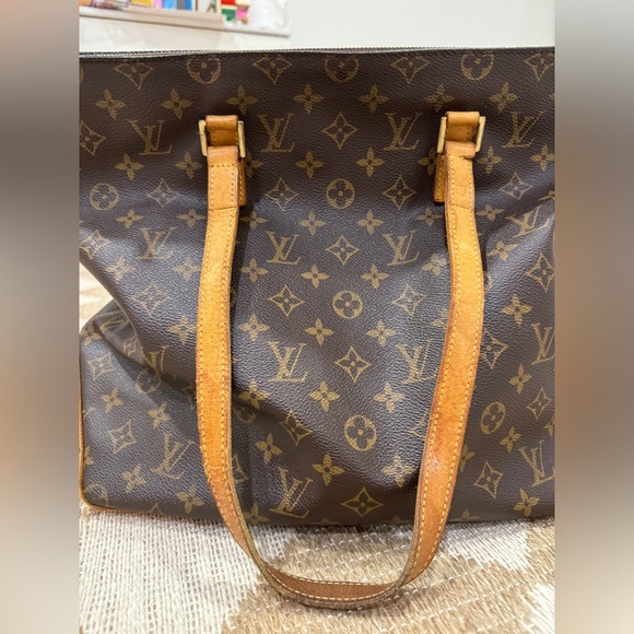 Authentic Vintage LOUIS VUITTON Bag Monogram Cabas mezzo canvas tote shoulder - Picture 16 of 16